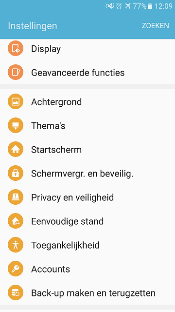 android instellen email 1