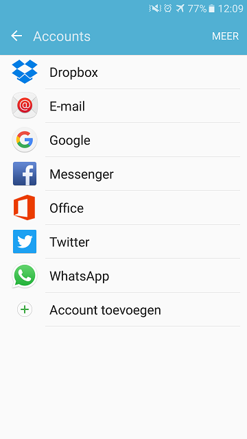 android instellen email 2