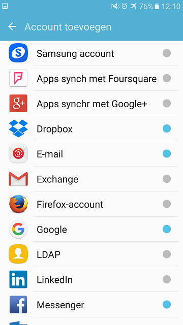 android instellen email 3