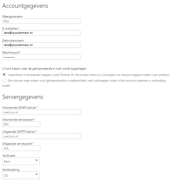 hotmail instellen email 7