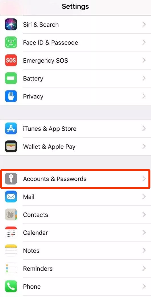 iphone instellen email 1