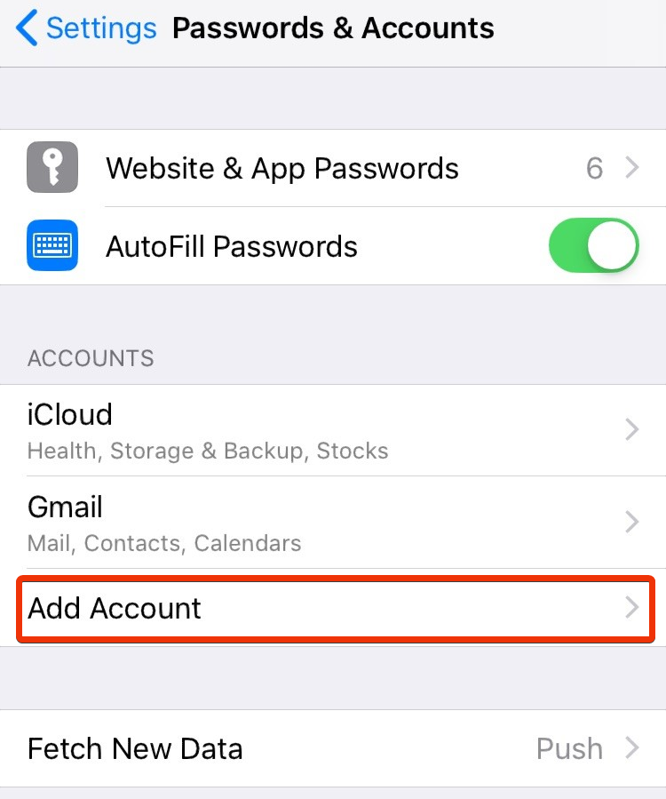 iphone instellen email 2