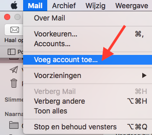 mac instellen email 1