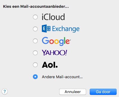 mac instellen email 2