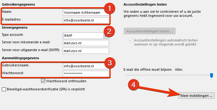 outlook instellen email 7a