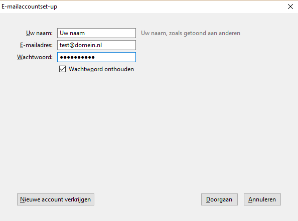 thunderbird instellen email 3